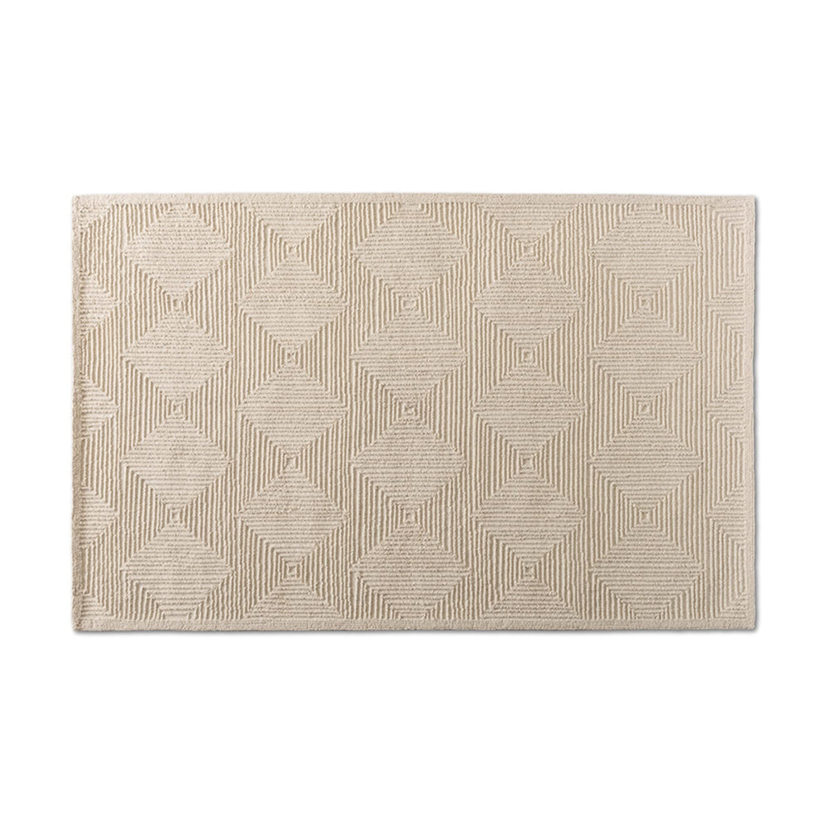 Baxton Studio Sovanna Modern And Contemporary Ivory Handtufted Wool Area Rug