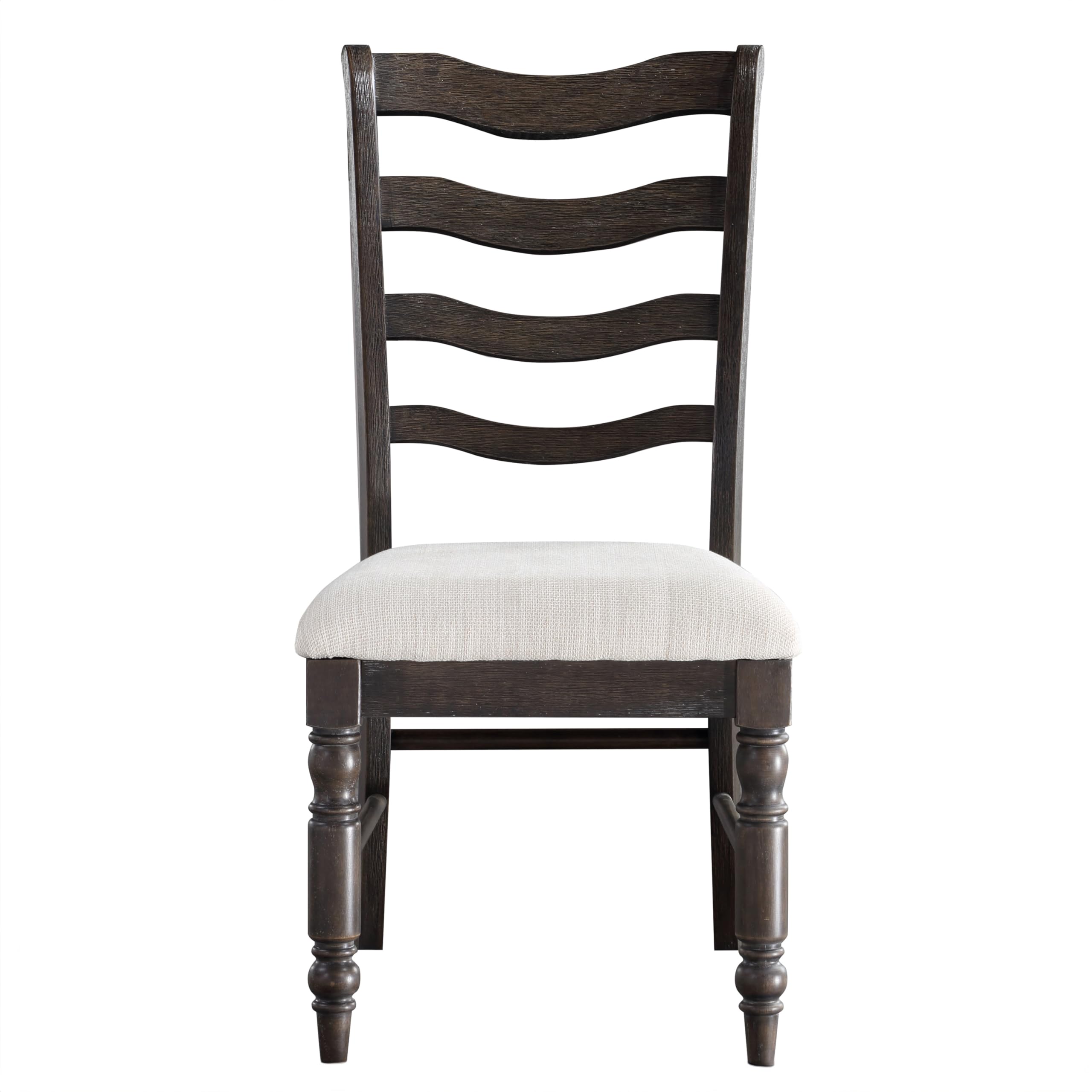 Steve Silver Furniture Hutchins 9pc Dining Table Set, Includes One 59 to 95-Inch Dining Table with Two 18-Inch Leaves and 8 Upholstered Side Chairs, Dining Room, 59&quot; L x 42&quot; W x 30&quot; H, Brown