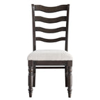 Steve Silver Furniture Hutchins 9pc Dining Table Set, Includes One 59 to 95-Inch Dining Table with Two 18-Inch Leaves and 8 Upholstered Side Chairs, Dining Room, 59" L x 42" W x 30" H, Brown