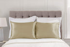 Shopbedding Satin Pillowcase For Hair And Skin, Silk Pillowcase, Luxury Satin Pillowcases Standard Set Of 2, With Zipper Closure