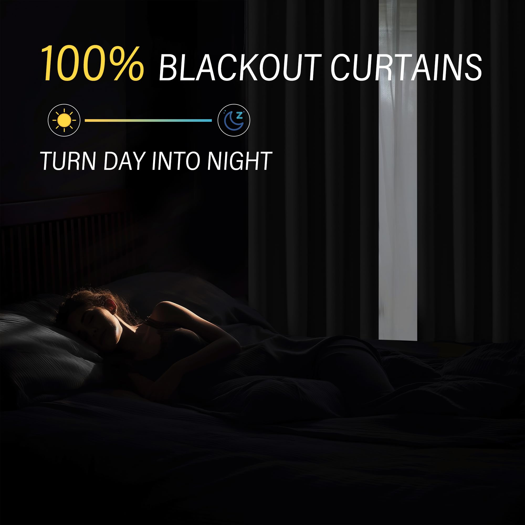 Chrisdowa 108 Inch Long Blackout Curtains & Drapes For Living Room, White Linen 100% Black Out 9Ft Ceiling To Floor Length Curta