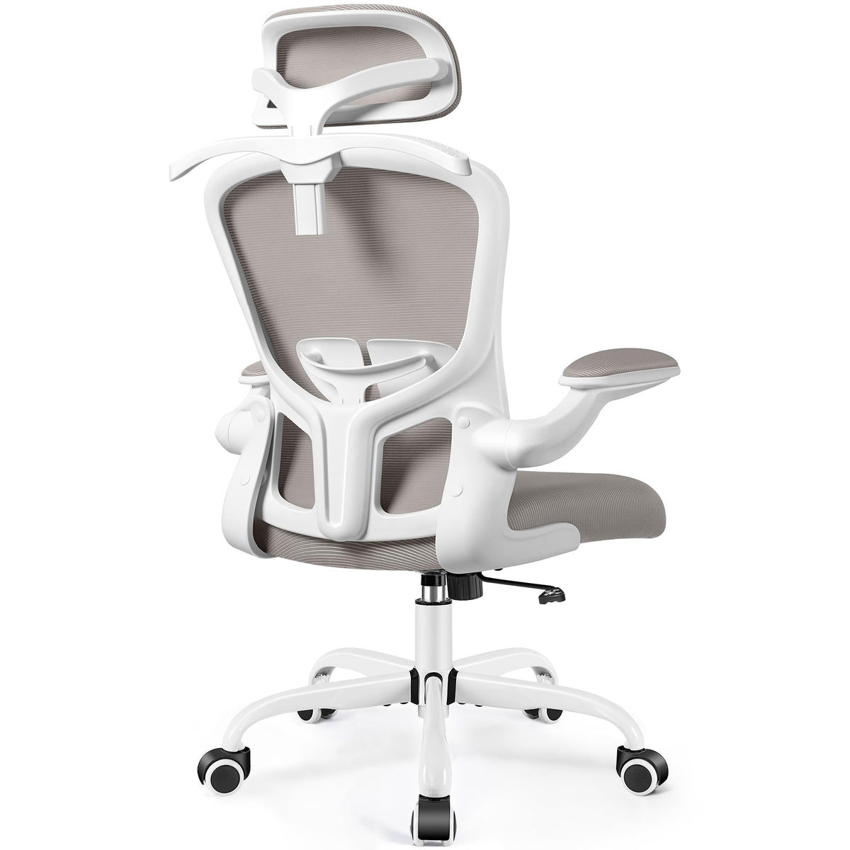 FelixKing Office Chair with Headrest, Ergonomic Desk Chair with Wheels, Task Swivel Comfy Chair with Adjustable Lumbar Support, 