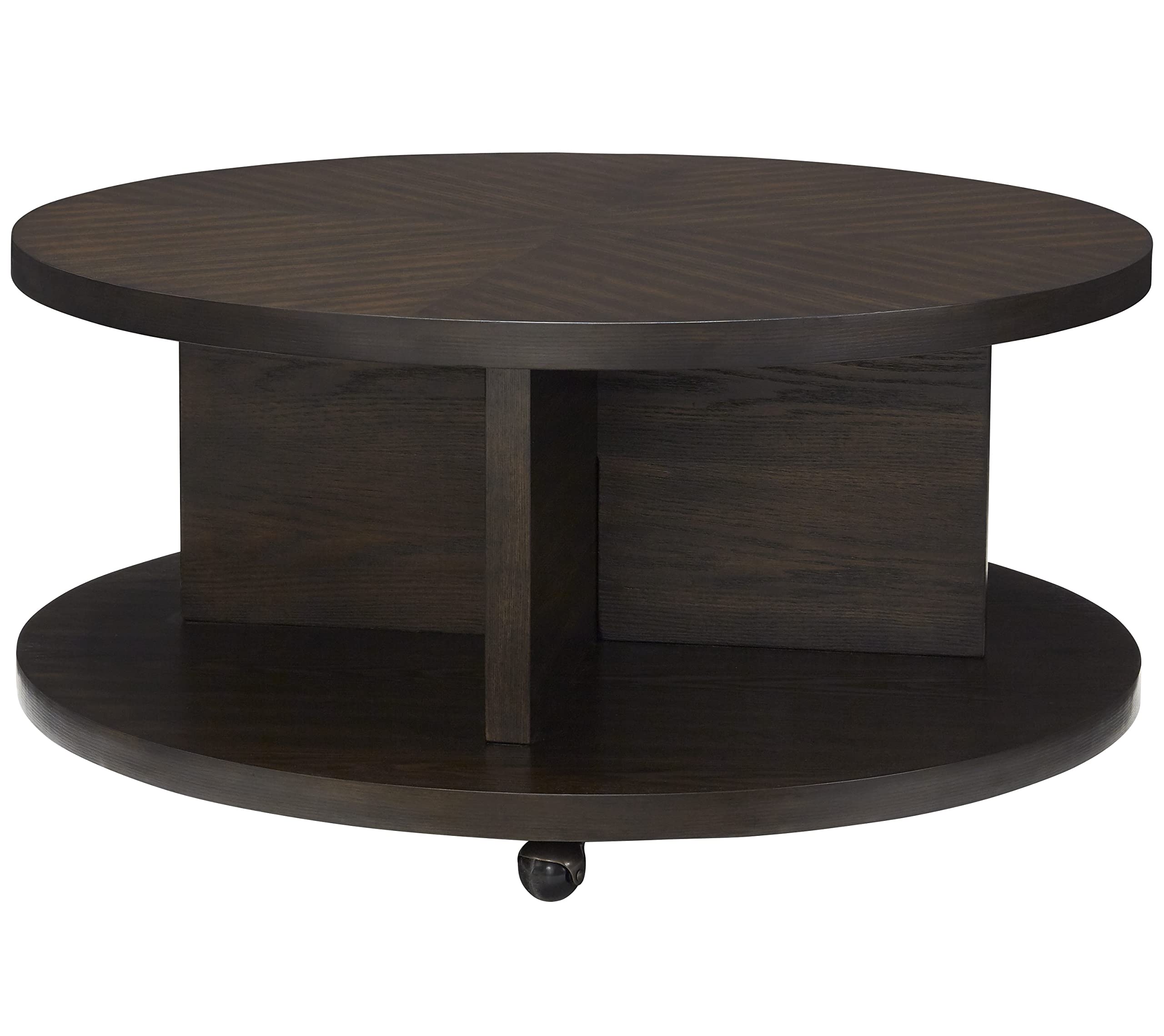 Progressive Furniture Grove Park Round Cocktail Table, Brown