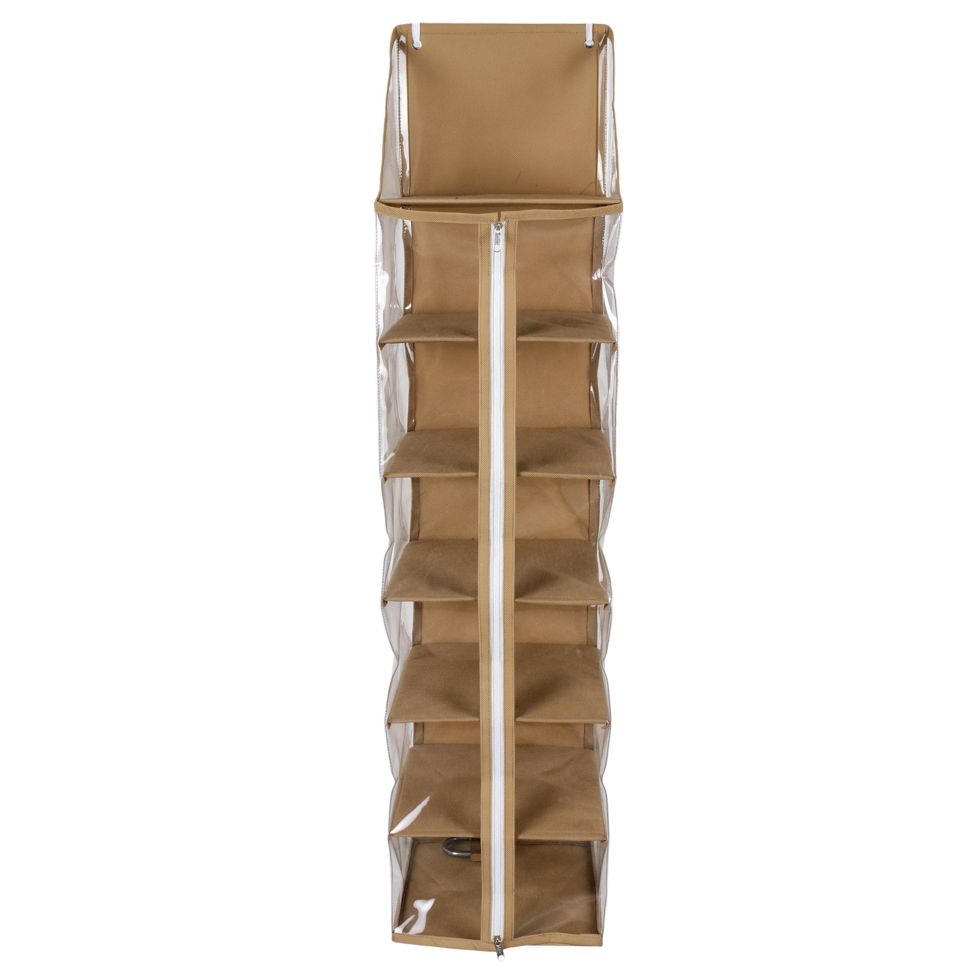Shrey Creation 6 Shelf Closet/Wardrobe Hanging Organizer|Shoes Storage Cupboard|Non Woven Fabric Foldable With Universal Fit|Siz