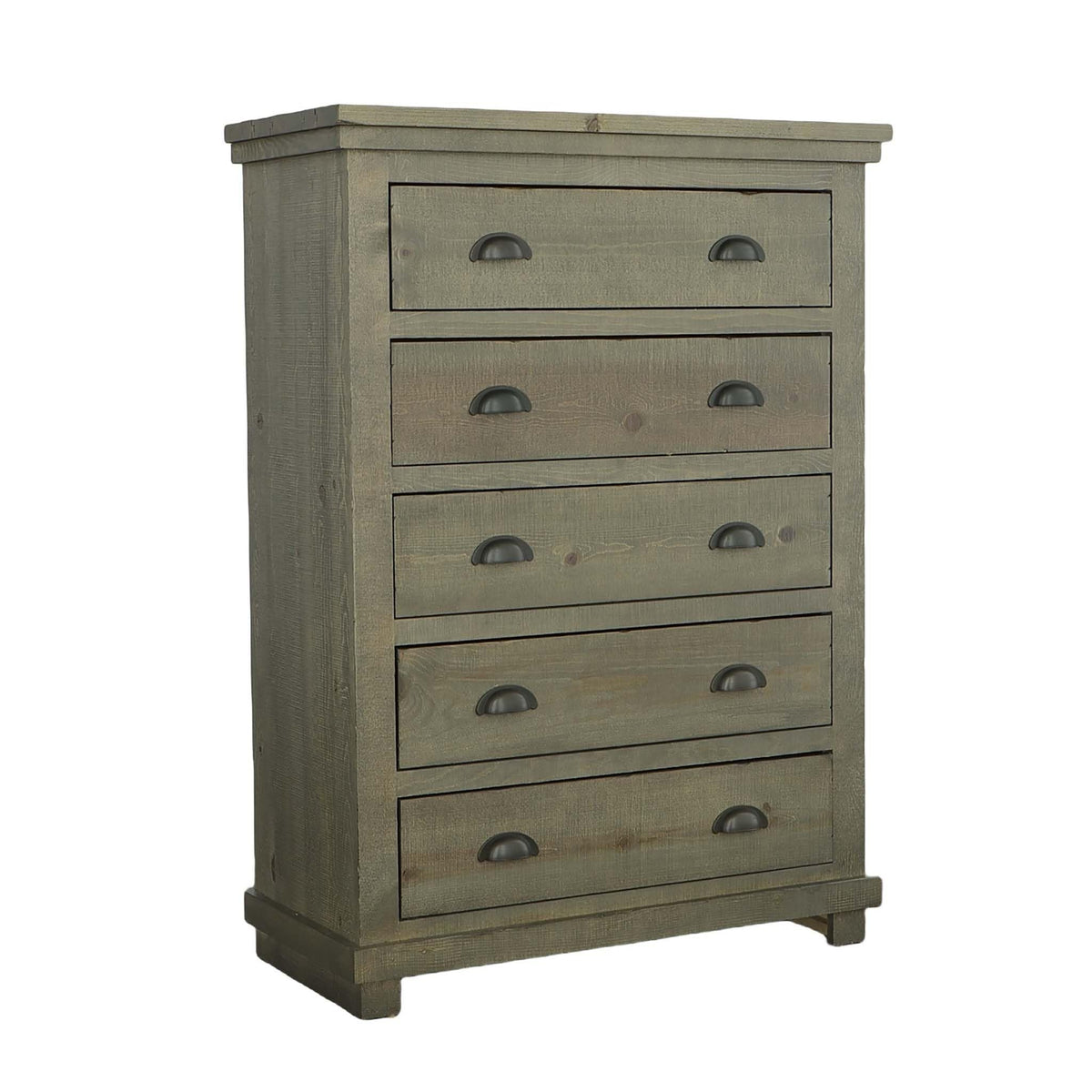 Progressive Furniture Willow Chest, Distressed Dark Gray