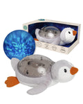 Cloud b Tranquil Penguin - Eco-Friendly Baby Night Light & Sound Machine, Patented Ocean Wave Projector, Intelligent Cry Sensor,