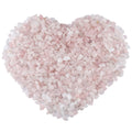 Rockcloud 1 lb Rose Quartz Small Tumbled Chips Crushed Stone Healing Reiki Crystal Jewelry Making Home Decoration
