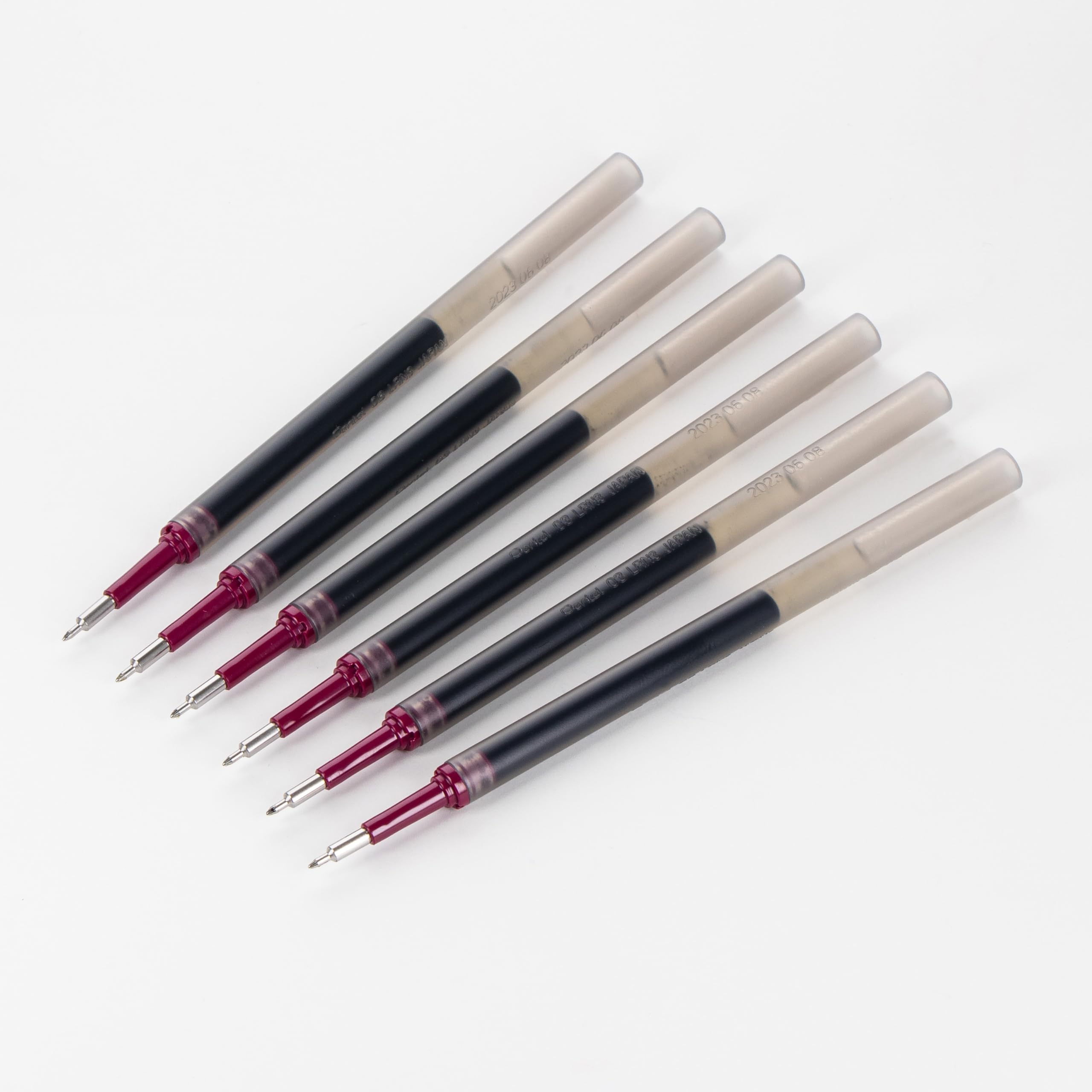 Pentel Refill Ink - For Energel Gel Pen, 0.3Mm Needle Tip, Extra Fine, Black Ink, Pack Of 6 Refills (Lrn3-6A)