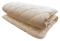 Fuli Japanese Futon Mattress, Foldable & Portable Floor Lounger Bed, Roll Up Sleeping Pad, Shikibuton, Made In Japan (White, Twi