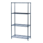 Safco 5276Bl Commercial Wire Shelving Four-Shelf 36W X 18D X 72H Black