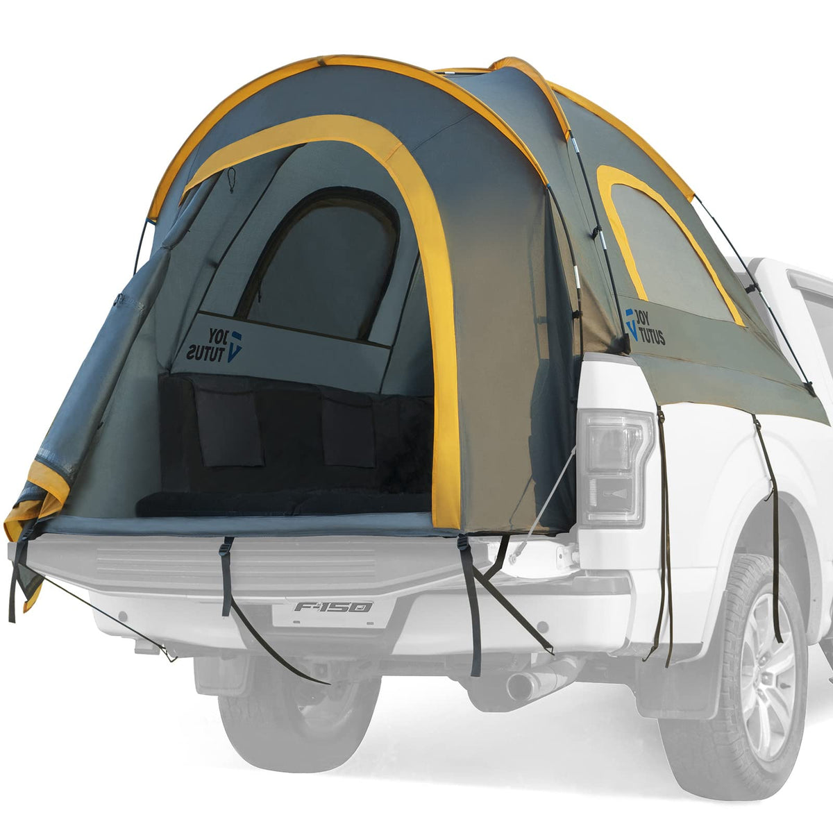 Joytutus Pickup Truck Tent 2.0, Waterproof Pu2000Mm Double Layer For 2 Person, Portable Truck Bed Tent With Rainfly, 5.5 '-6 ' C