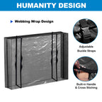 Ticonn Mattress Bags For Moving, Full Mattress Cover For Moving, Heavy Duty, Full-Around Handle With Adjustable Buckles, Mattress Storage Bag & Moving Supplies (Black, Full)