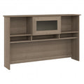 Bush Furniture Cabot Desk Hutch, Attachment with Shelves and Cabinet for Home Office, 60W, Harvest Cherry