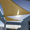 Sunny Guard Sun Shade Sail 16'X16'X16' Triangle Sand Uv Block Sunshade For Backyard Yard Deck Patio Garden Outdoor Activities An