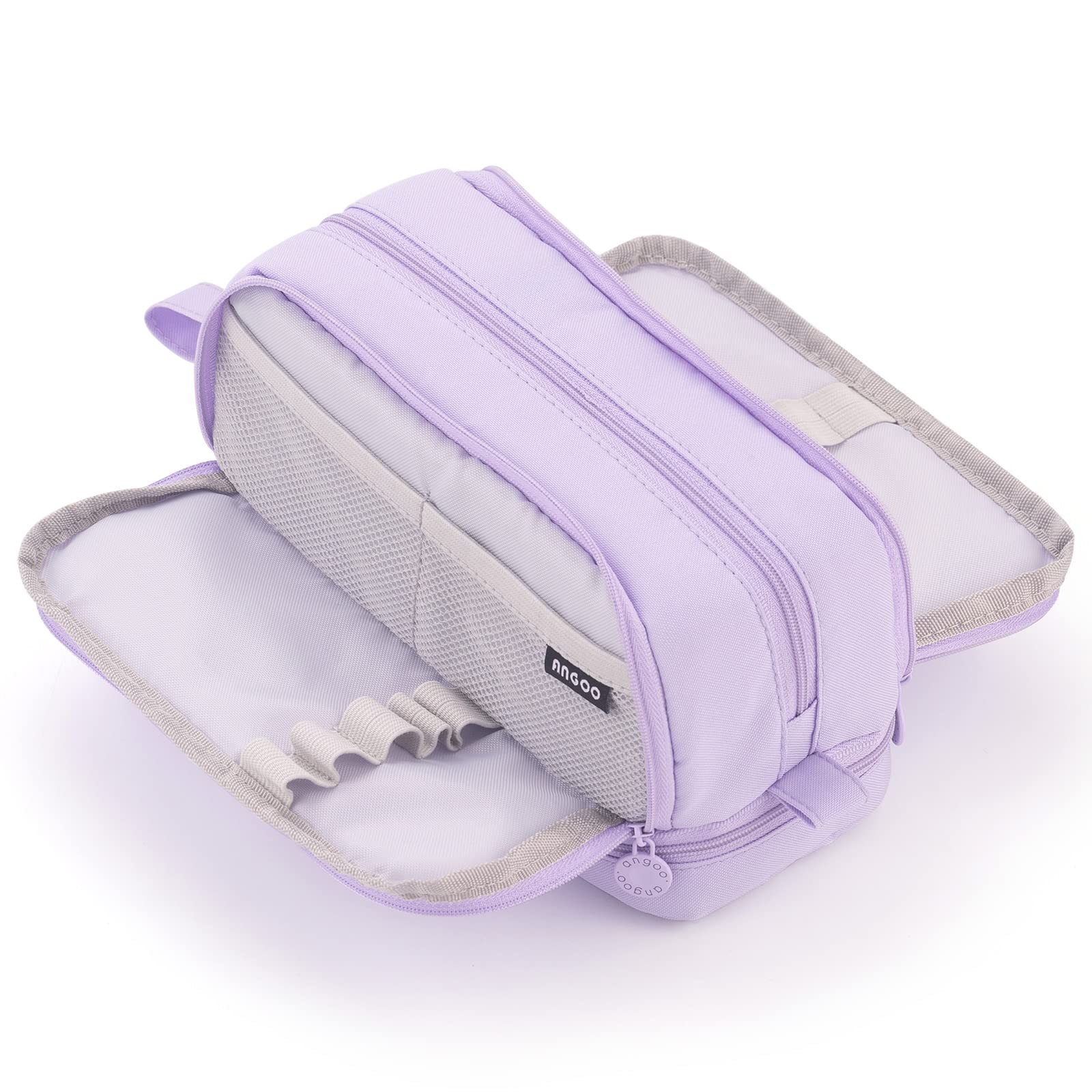 Cicimelon Large Capacity Pen Pencil Case With 4 Compartments, Multi-Slot Pencil Pouch Bag Aesthetic School Supplies Organizer Fo
