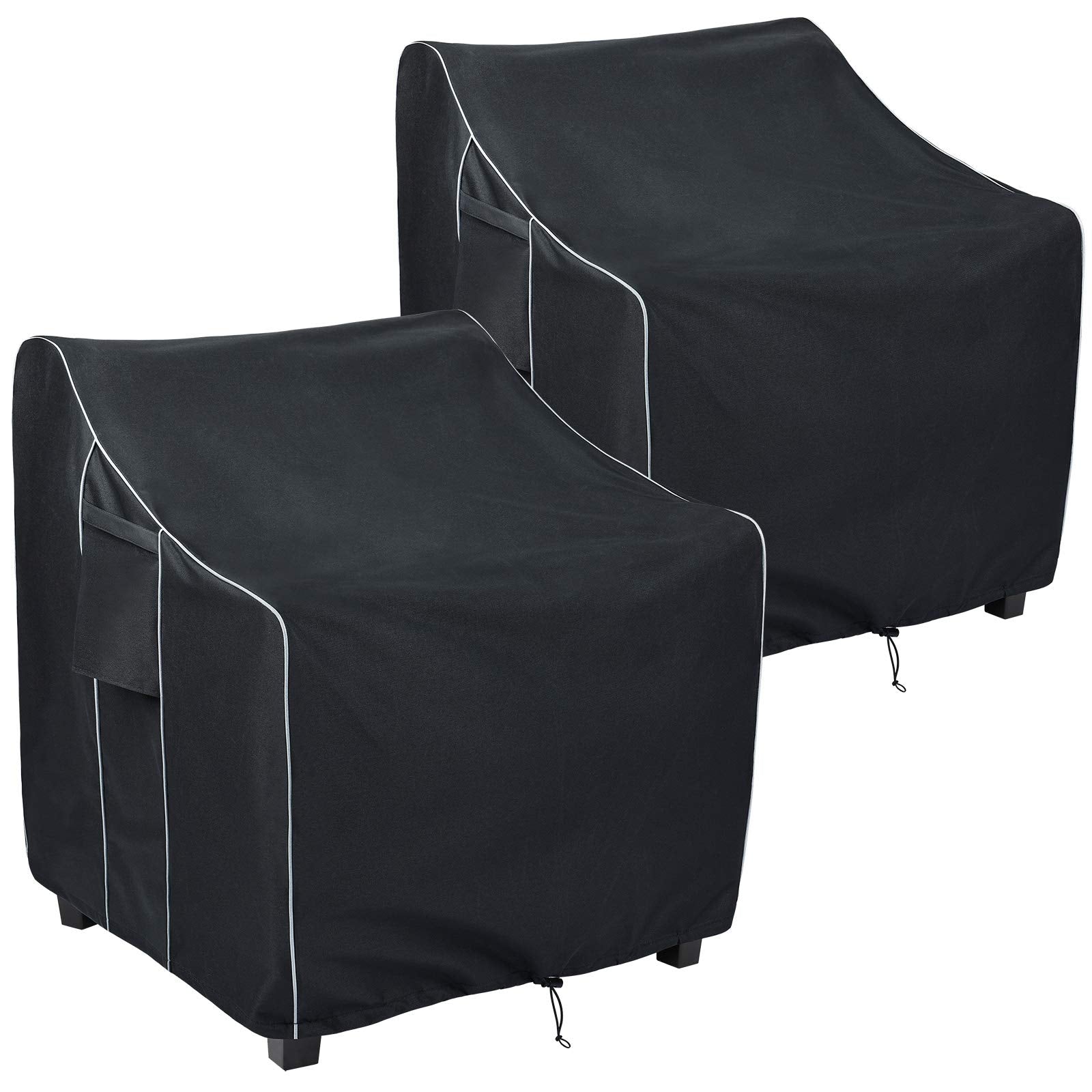 Forspark Patio Chair Covers Waterproof, Heavy Duty Outdoor Furniture Chair Covers, Fits Up To 32 X 37 X 36 Inches (W X D X H) 2 Pack …