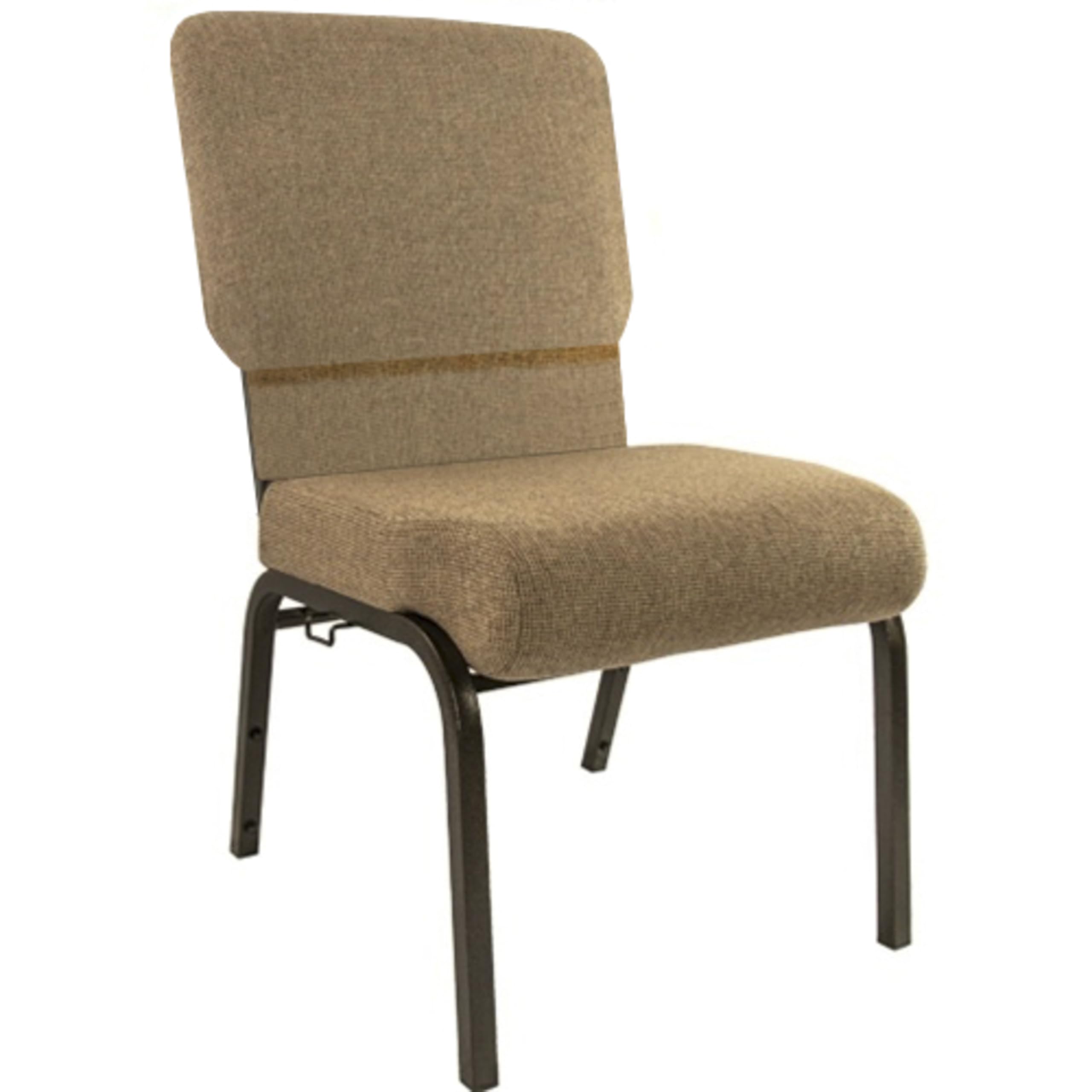 Flash Furniture Advantage Mixed Tan Church Chair 20.5 In. Wide