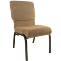 Flash Furniture Advantage Mixed Tan Church Chair 20.5 In. Wide