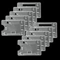 AccuPrints (Pack of 50) Single Side Transparent ID Card Holder - for School Office Purpose