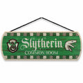 Open Road Brands Harry Potter Slytherin Common Room Hanging Wood Wall Decor - Fun Slytherin Sign for Teen Bedroom or Movie Room