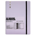 Spiral Binder Planner Undated Daily Hourly Planner 125K 126K (Purple, A5 Daily&Dot Page)