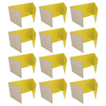 18 X 48 Study Carrel Yellow Corrugated Pack Of 12