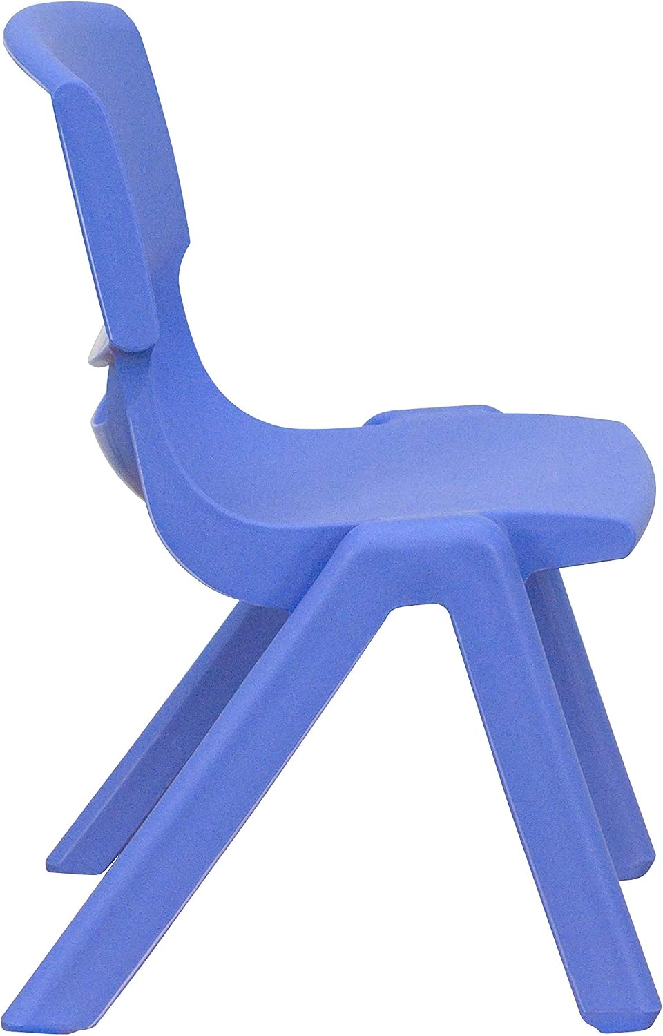 33 Round Blue Plastic Height Adjustable Activity Table
