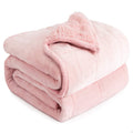 Cottonblue Weighted Blankets 25Lbs For King Bed, Sherpa Fleece Weighted Blanket For Adults, Soft Heavy Blanket With Premium Glas