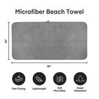 Jml Luxury Hotel & Spa Oversized Bath Towels (2 Pack, 40''X80'') - 350Gsm High-Density Fleece Towel Sets - Super Soft And Absorb
