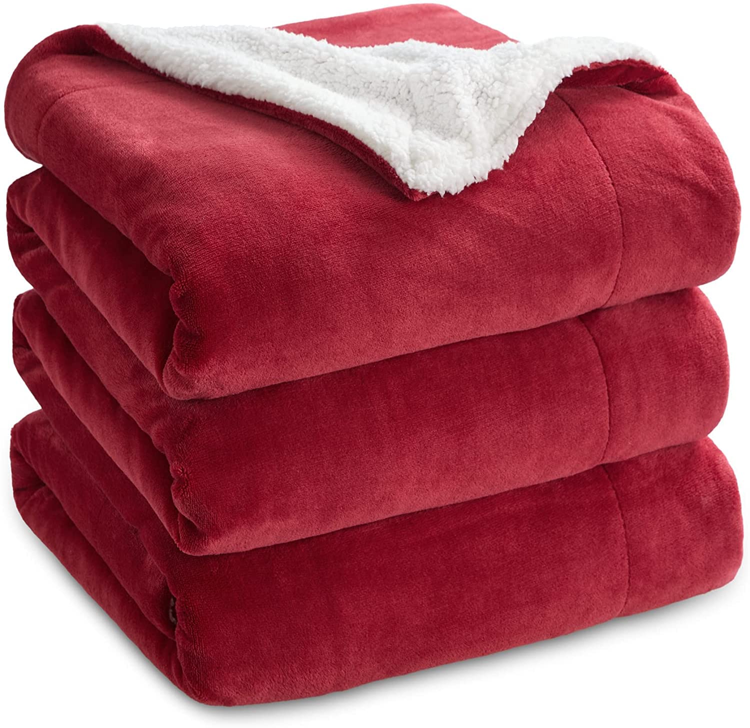 Vas Collections AllSeasons Super Soft Flannel Solid/Plain Blanket/Ac Dohars/Duvet/Quilt For Summer, Red & Maroon, Size 225X230 