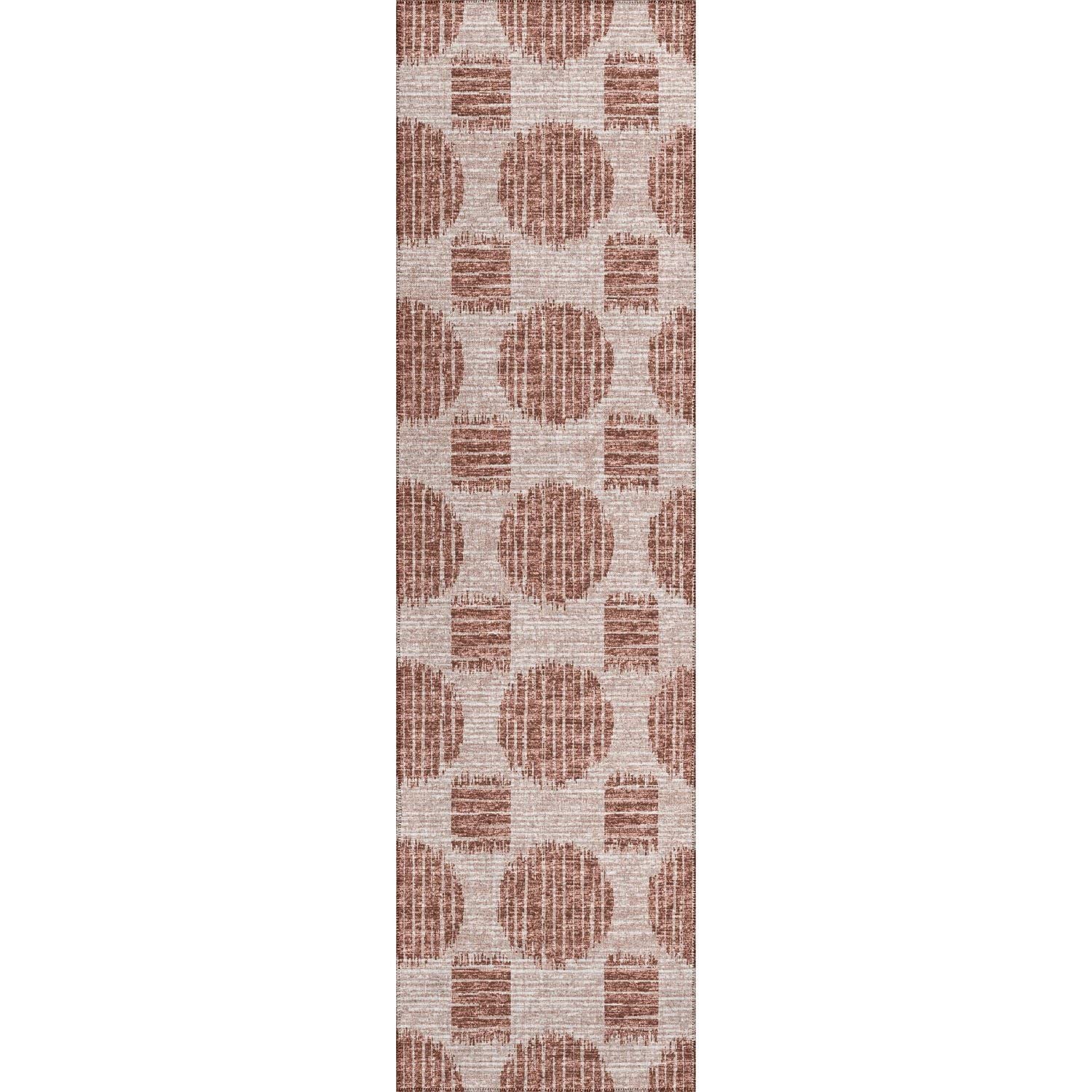 Sedona Sn13 Brown Contemporary Rug Runner 2' 3" X 12'
