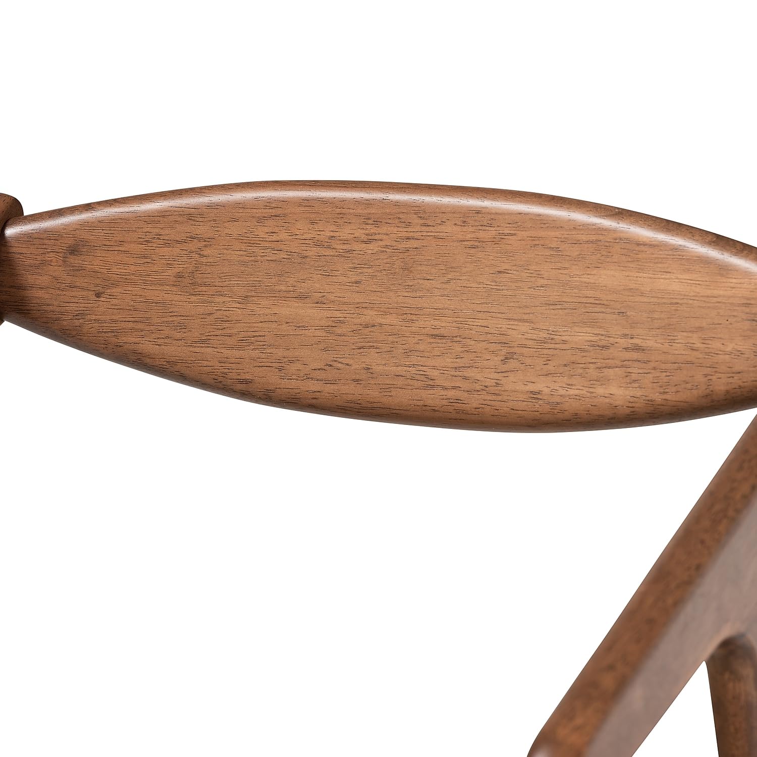 Baxton Studio Grey Faux Leather Wood 2-Piece Dining Chair Set