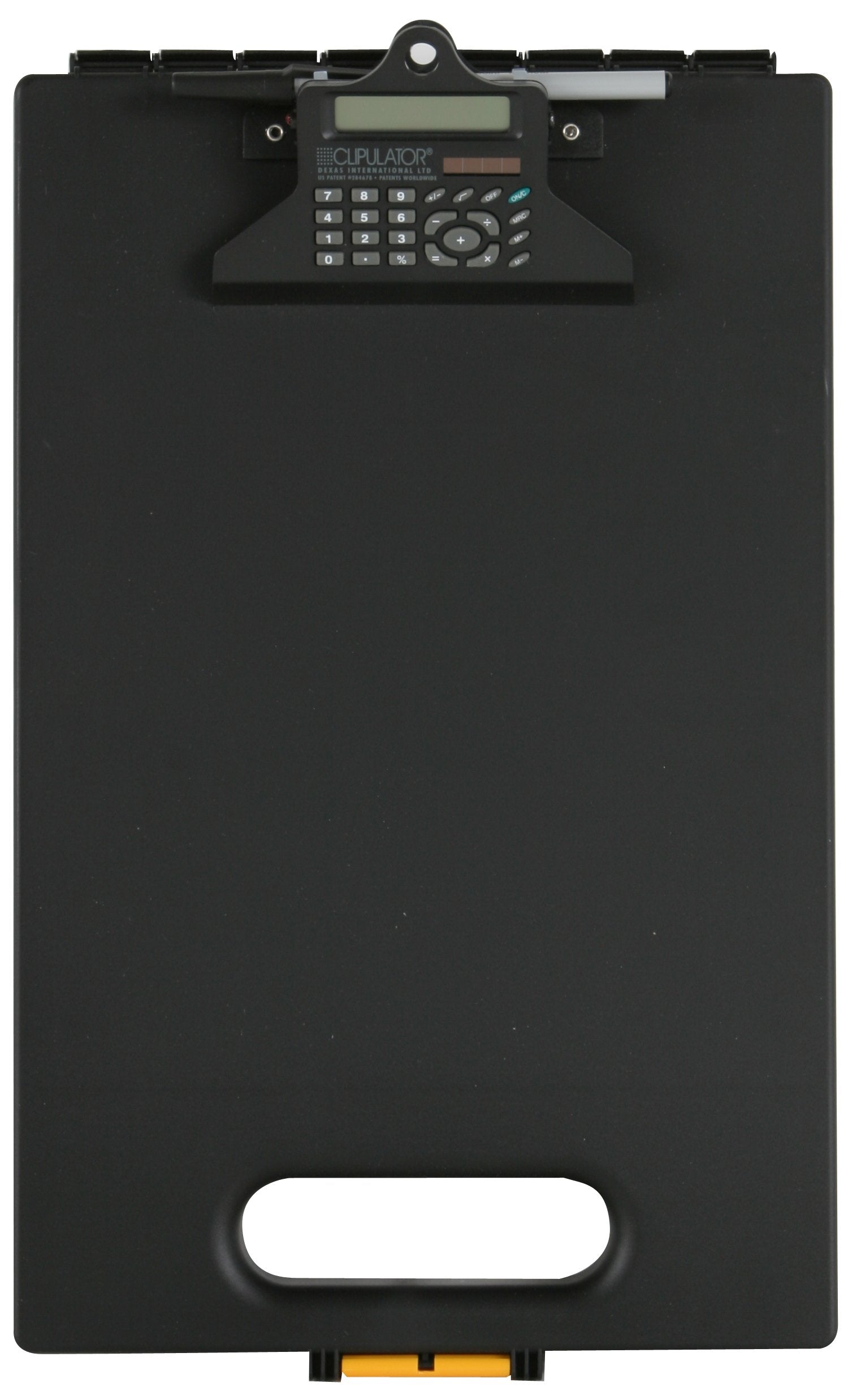 Dexas Clipcase Calculator Storage Clipboard, Black