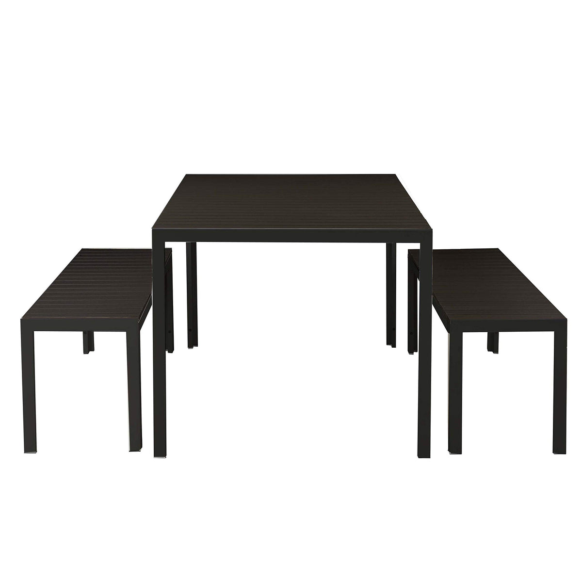 Pangea Home Breeze 3 Blkblk Dining Set, Black