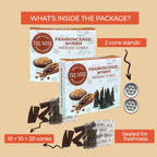Frankincense Myrrh - Scented Incense Cones - Total 20 Cone Incense - Dual Pack Of 10 Insence Cones - Incense Cones Scented - Con
