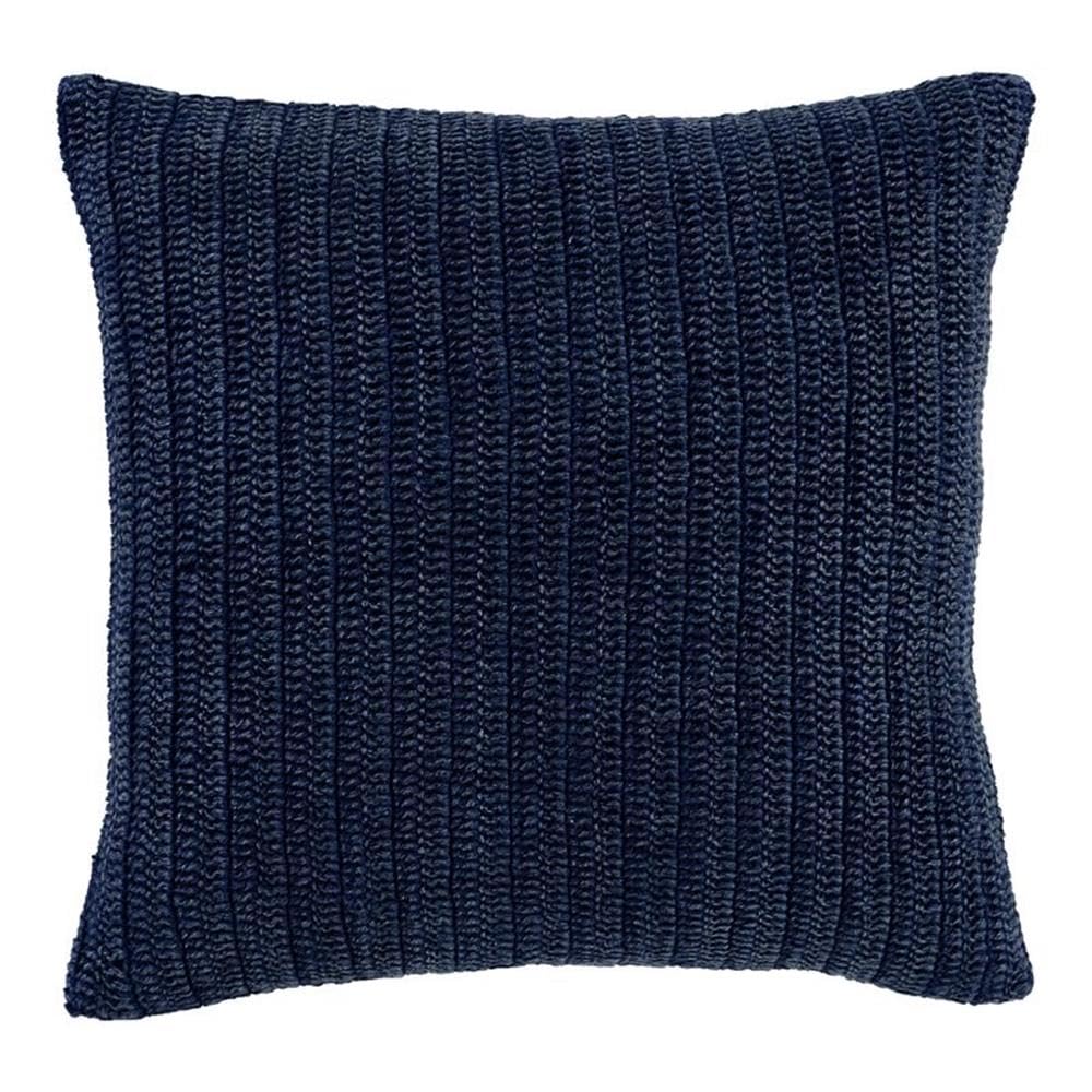 Kosas Home Marcie Accent Pillow, 22x22, Indigo