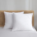 Phf Ultra Soft Waffle Weave Euro Shams Pillow Covers 26' X 26' 2 Pack, No Filling, Breathable Skin-Friendly Euro Throw Pillow Covers For Bed Couch Sofa, White