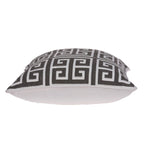 20' X 7' X 20' Cool Transitional Gray and White Pillow Cover with Poly Insert