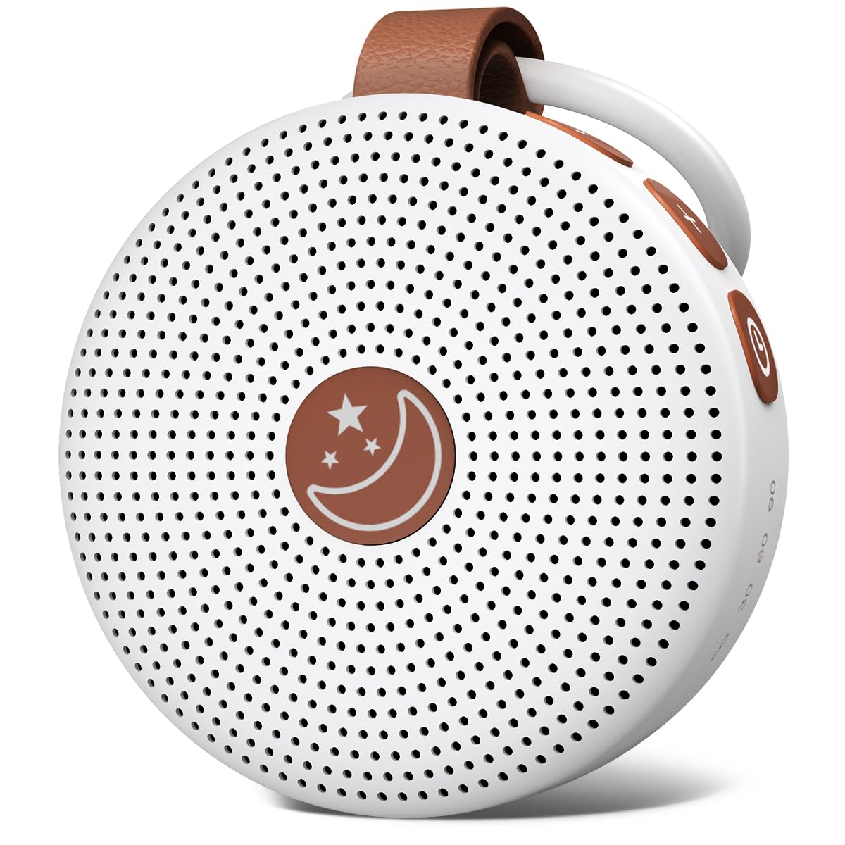 Mini Portable Sound Machine Baby White Noise Machine with 30 Soothing Sounds for Kids Adults Auto-Off Timer 32 Volume Levels Rec