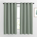 Nicetown Blackout Sage Green Curtains & Drapes For Bedroom - Grommet Top Thermal Insulated Room Darkening Light/Sound Blocking P