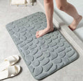 BIYALI Memory Foam Bath Mat  Extra Soft Non Slip Absorbent Bathroom Rugs | Machine Washable | Thick Bath Rug Carpet for Bathroo