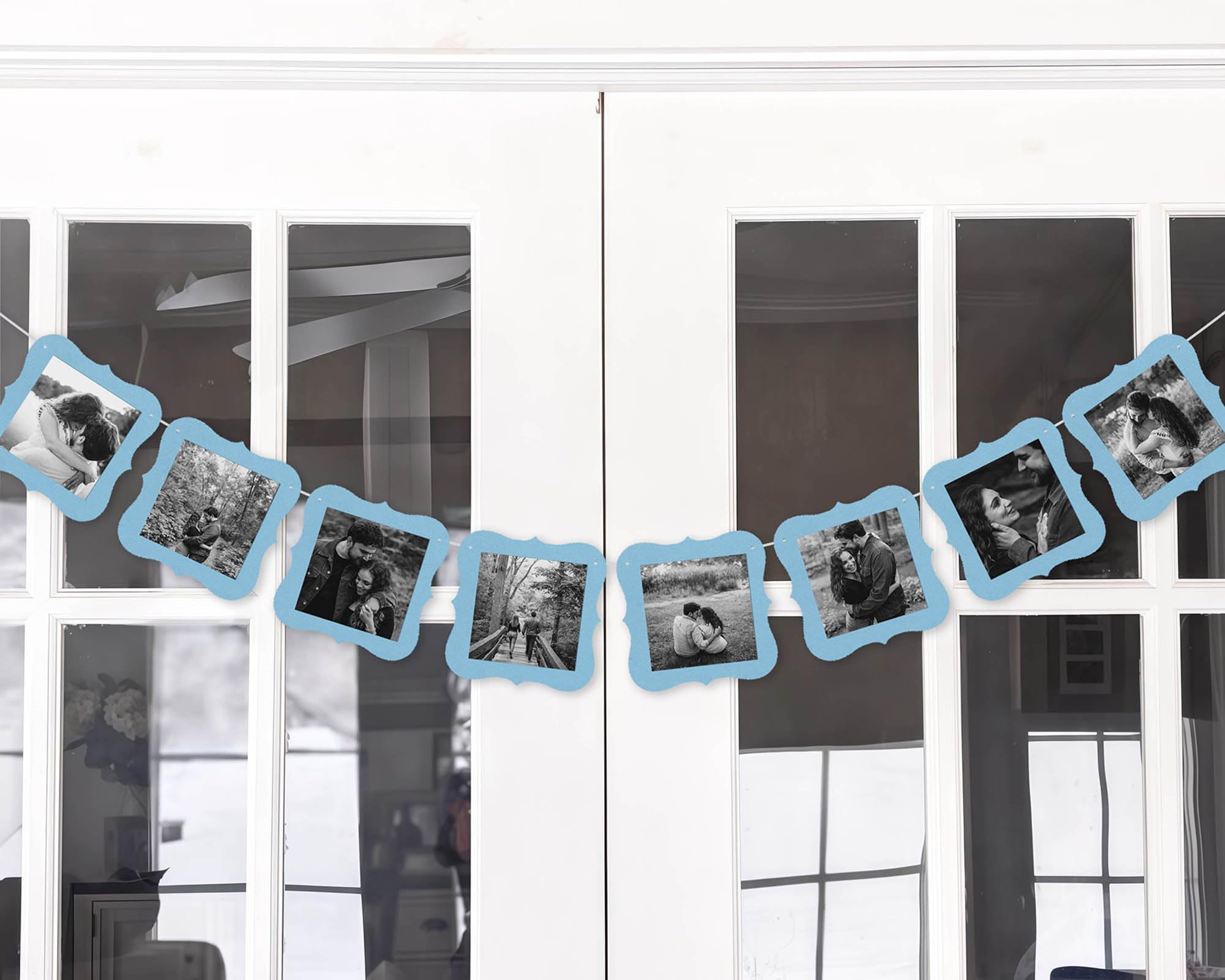 Pre-Strung Something Blue Before I Do Bridal Shower Decorations Photo Banner Last Toast On The Coast Bachelorette Party Wedding 