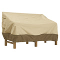 Classic Accessories Veranda Water-Resistant 104 Inch Patio Sofa/Loveseat Cover, Patio Furniture Covers, Pebble/Bark/Earth