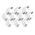 100 Pack Magnetic Business Card Magnet 2   X 3.5' Stick On Adhesive Backing Magnetize Metal Surface Peel And Stick For Real Est