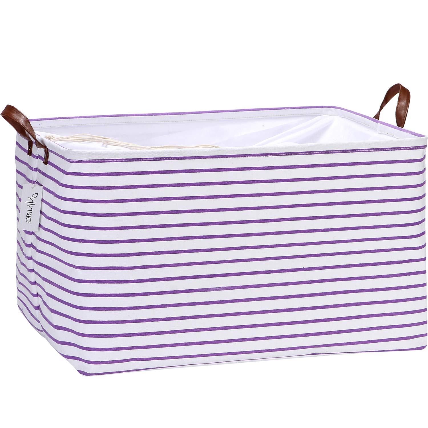 Hinwo 70L Extra Large Storage Bins, Closet Organizers and Storage, Foldable Clothes Storage Baskets with Handles, Containers for