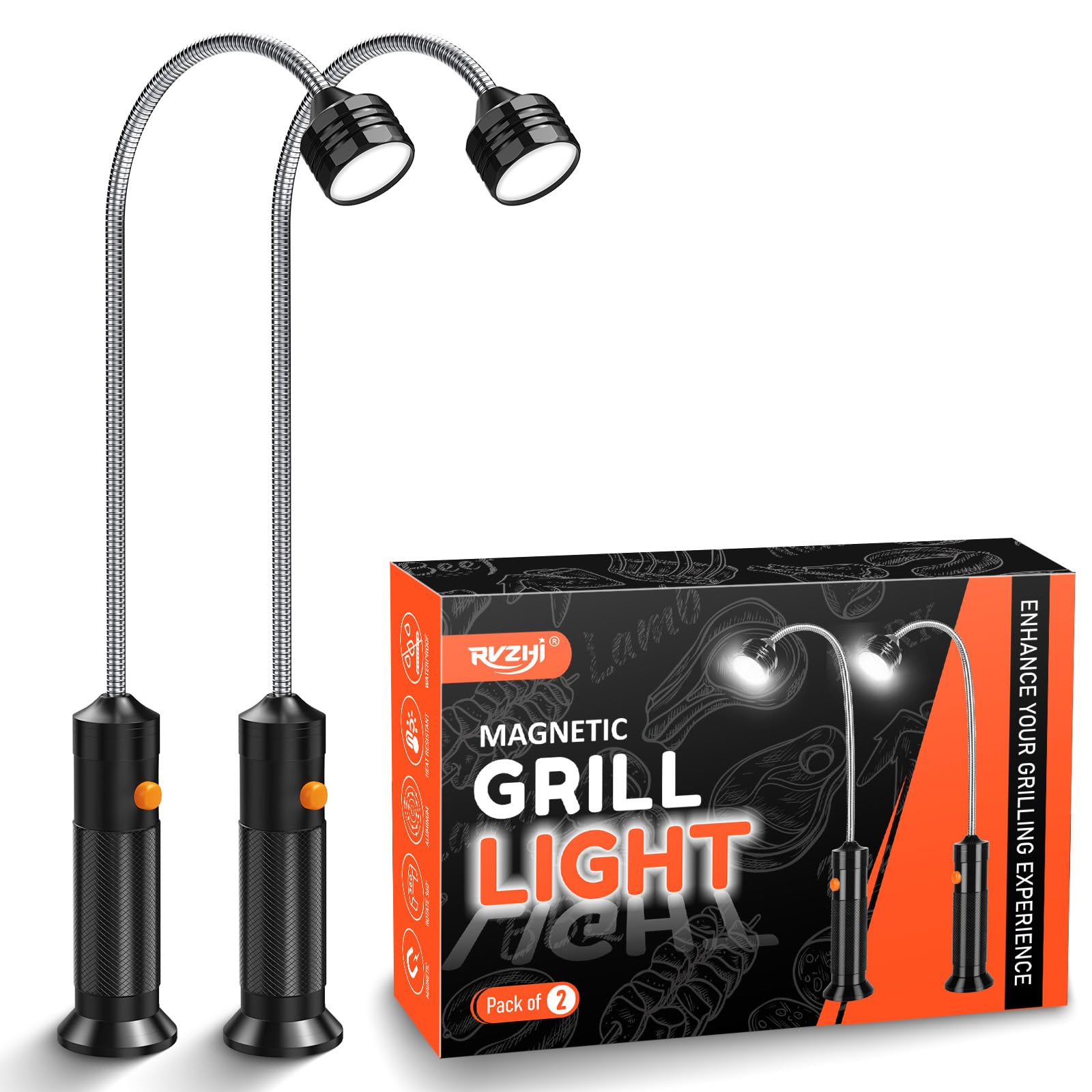Grill Light Bbq Grilling Accessories: Unique Christmas Gifts For Men Dads Husbands Grandpas, Cool Gadgets Tools Grilliing Barbec