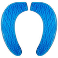 Kindax Gel Toilet Seat Cushion Portable and Washable Toilet Seat Cover Universal with Self-Adesive Design(Blue)