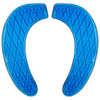 Kindax Gel Toilet Seat Cushion Portable and Washable Toilet Seat Cover Universal with Self-Adesive Design(Blue)