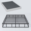 Xinxinyan Queen Size Box Spring 7 Inch,Heavy Duty Queen Box Spring,Sturdy Metal Box Springs Only With Fabric Cover Set, Easy Assembly, Noise Free
