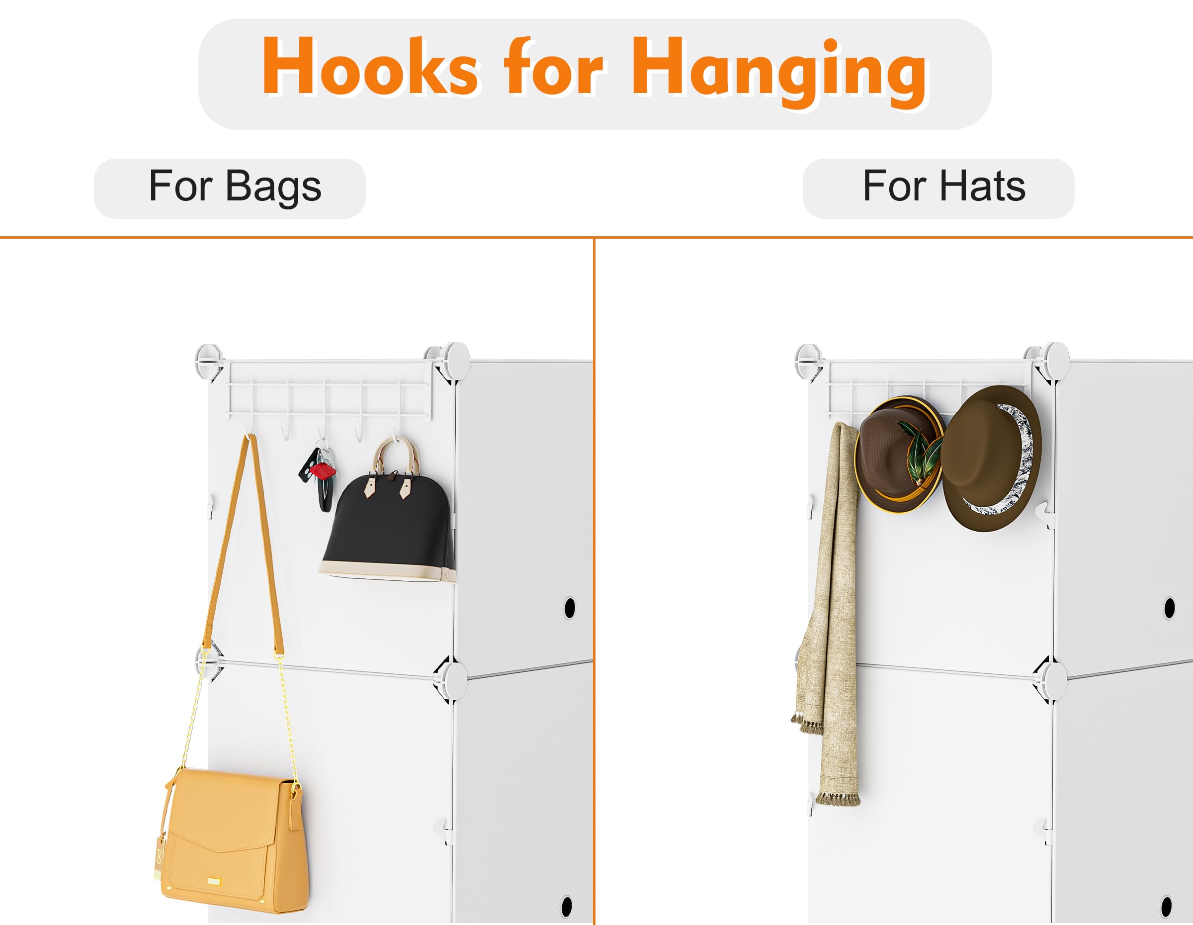 Homidec Shoe Rack, 4 Tier Shoe Storage Cabinet 16 Pair Plastic Shoe Shelves Organizer For Closet Hallway Bedroom Entryway